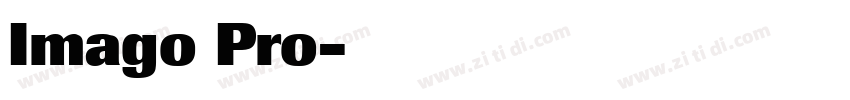 Imago Pro字体转换